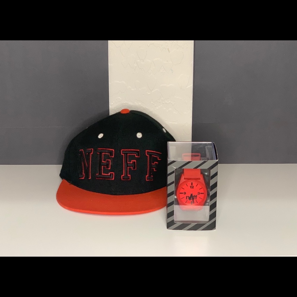 Neff Watch & Hat Bundle